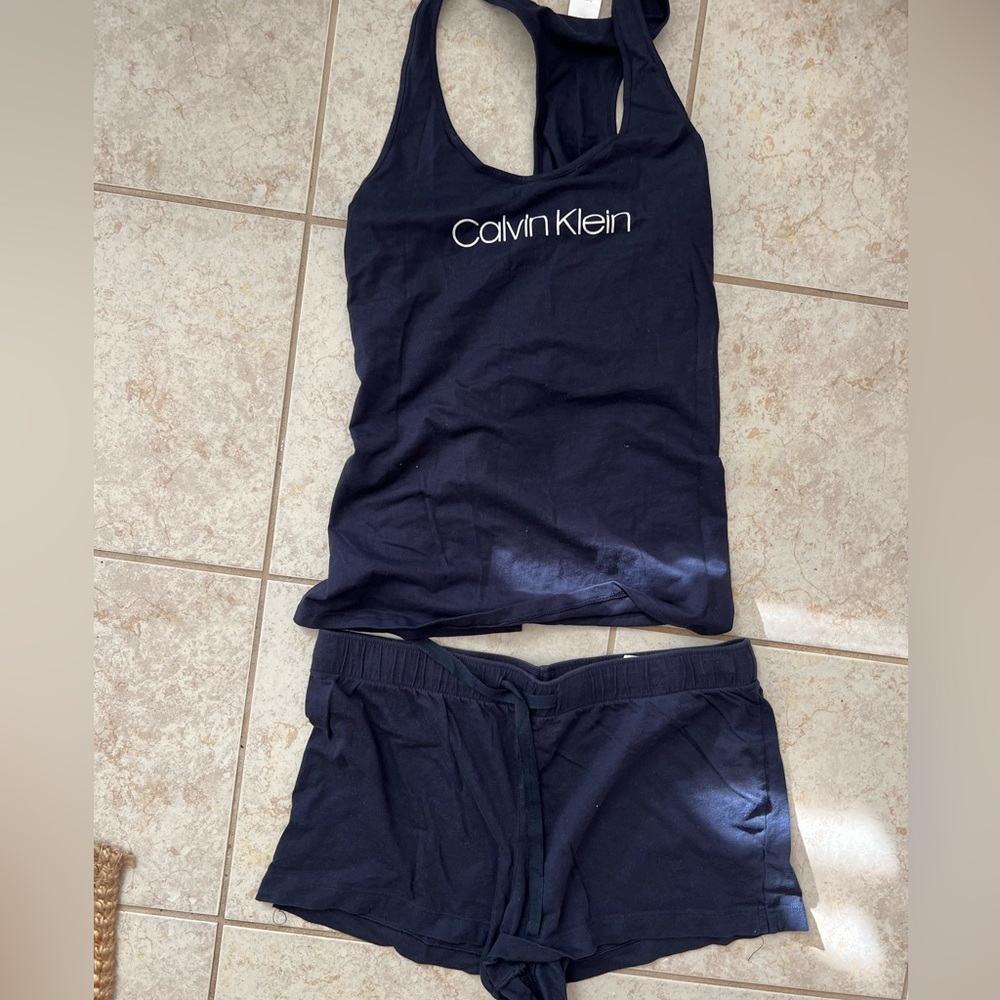 calvin klein sleepwear set